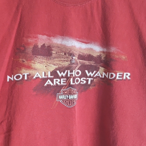 Harley-Davidson Bold Red Tee - Picture 2 of 4